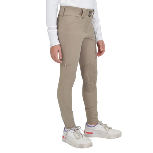 for horses matilde ultra move equestrian breeches beige kids