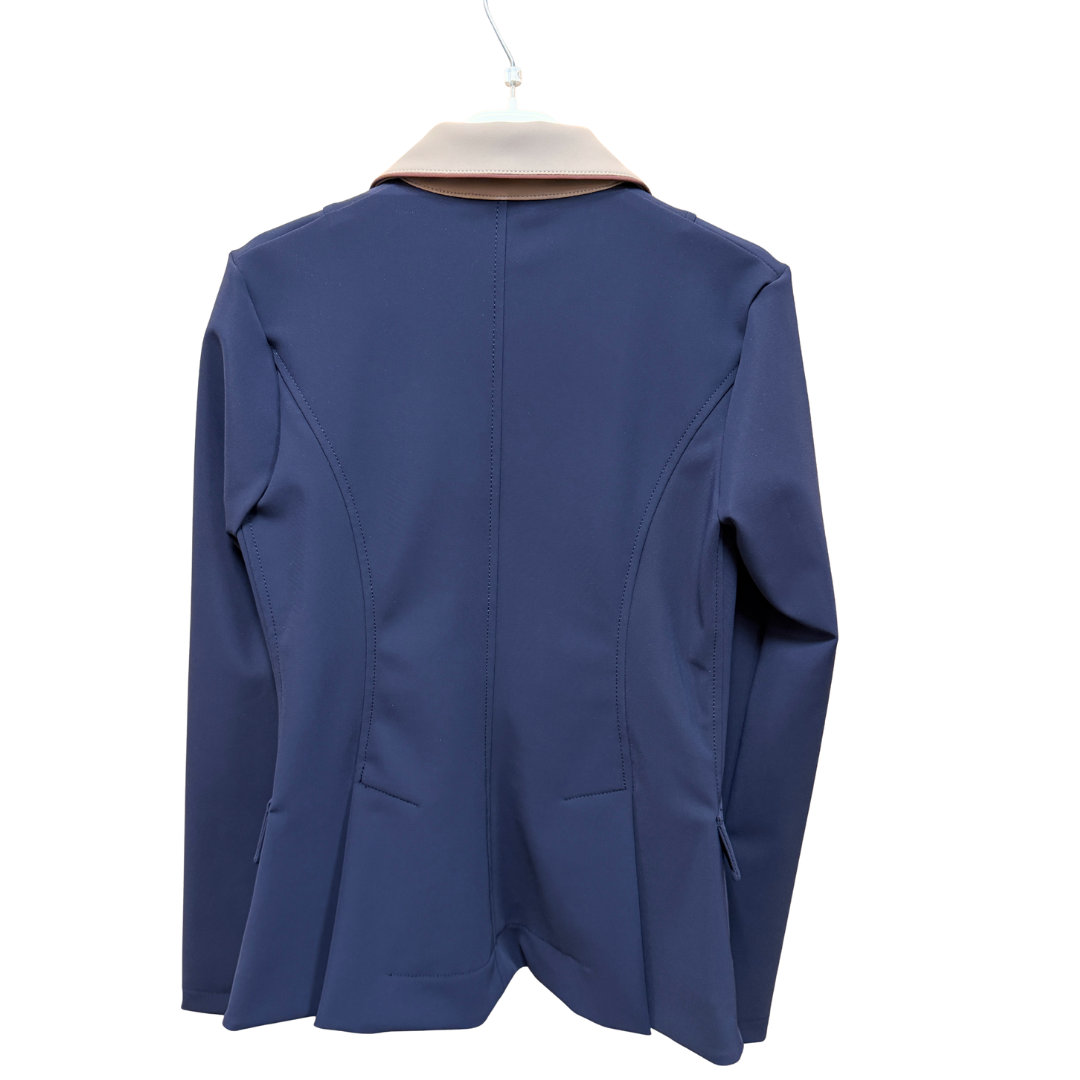 For Horses Cristina Custom Show Jacket - Navy/ Beige/Chianti