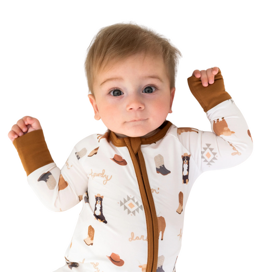 Hugga Babies Bedtime Buckaroo Zipper Lounger