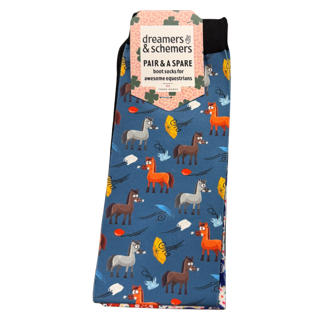 Dreamers & Schemers Pair & a Spare Boot Socks - Adult