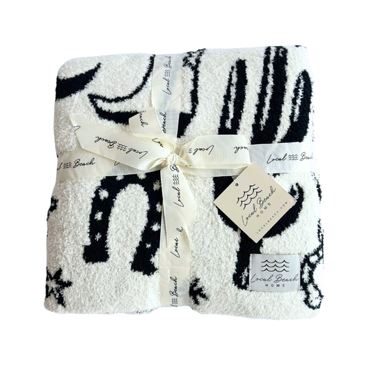 Local Beach Western Luxe Home Blanket