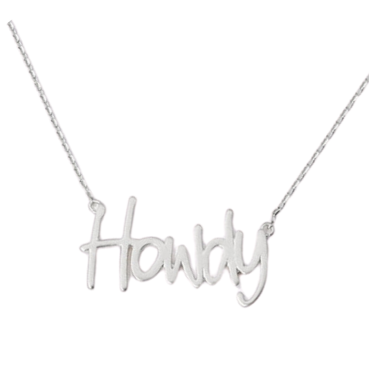Claire & Susie Howdy Necklace