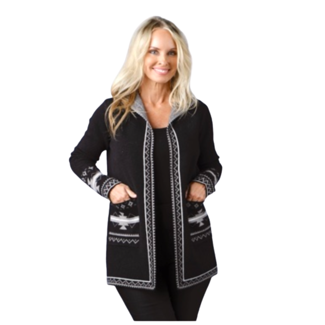 Venario Caroline Hooded Cardigan