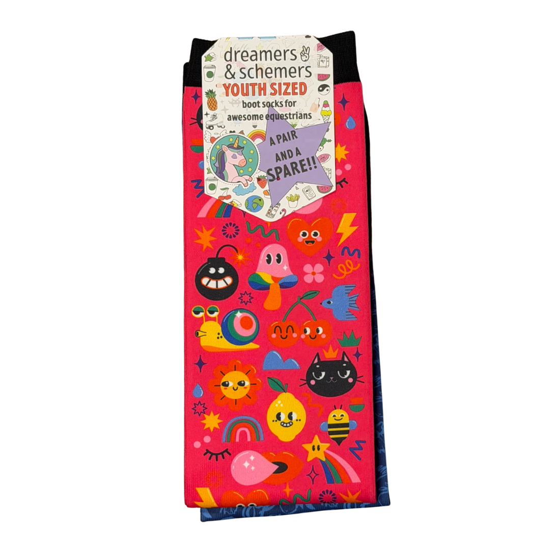 Dreamers & Schemers Pair & a Spare Boot Socks - Youth