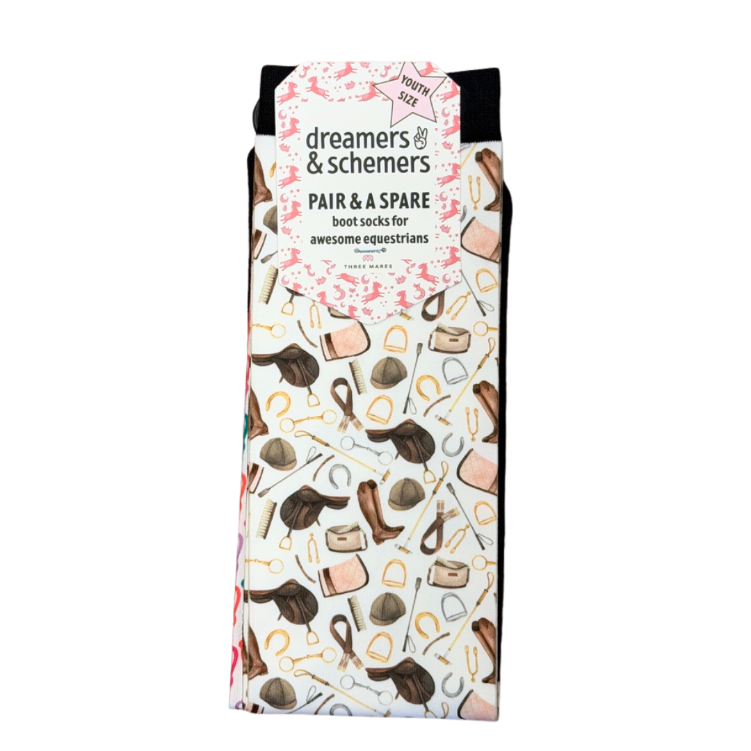 Dreamers & Schemers Pair & a Spare Boot Socks - Youth