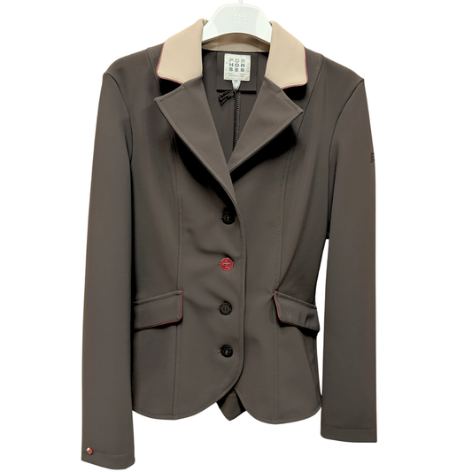 For Horses Cristina Custom Show Jacket - Brown/Beige/Bordeaux