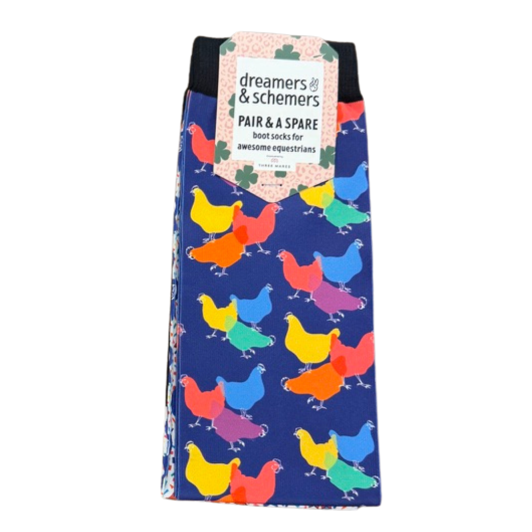Dreamers & Schemers Pair & a Spare Boot Socks - Adult