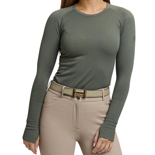 TKEQ  'Kennedy' Seamless 2.0 Long Sleeve - Derby