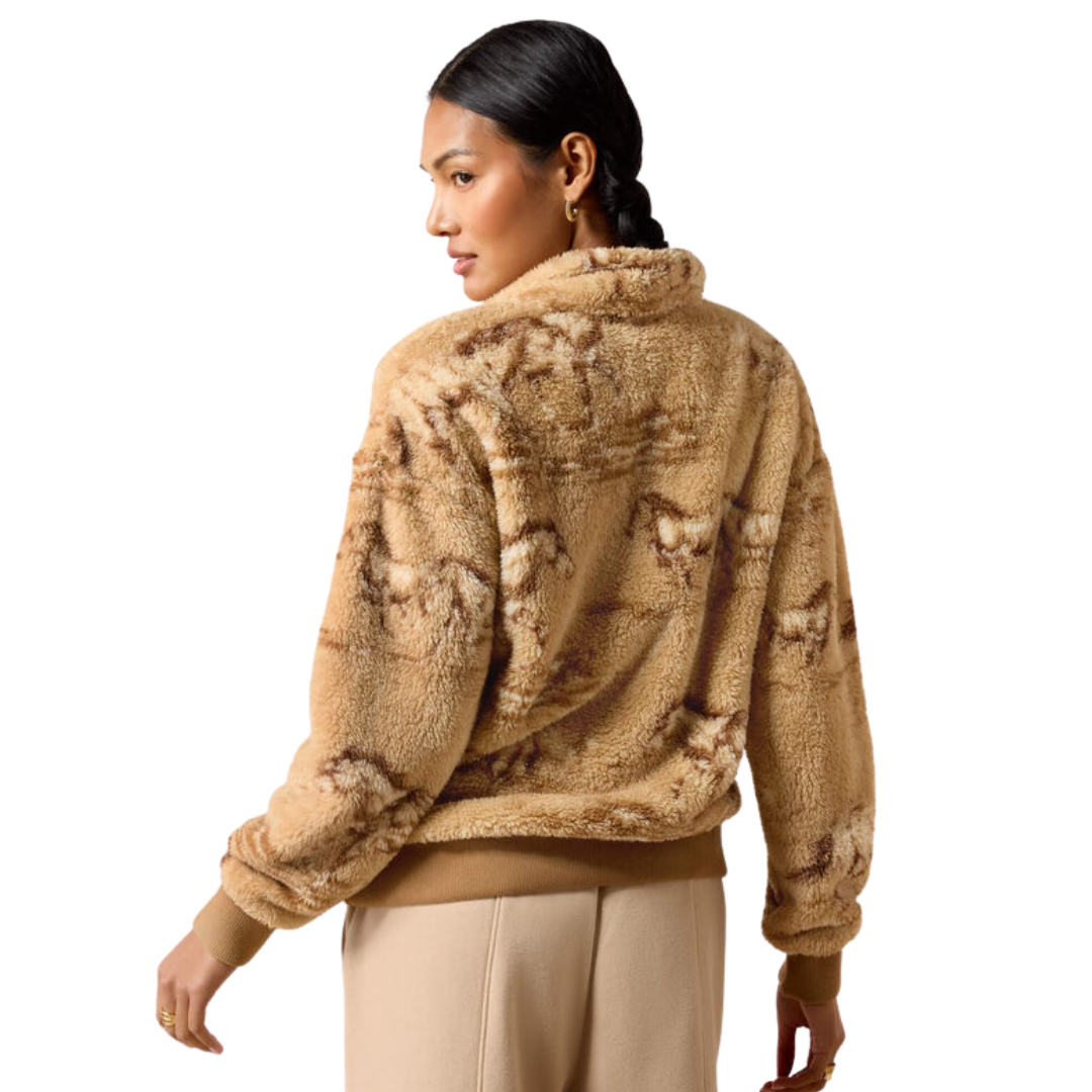 Ariat Berber Sweatshirt - Wild Horses Print