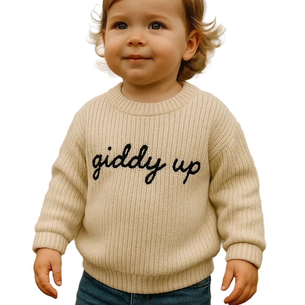 The Horse People Co "Giddy-Up" Sweater Kids