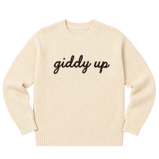 The Horse People Co "Giddy-Up" Sweater