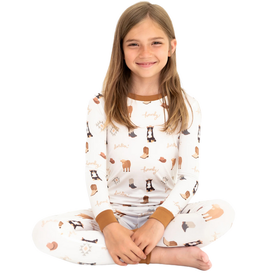 Hugga Babies Bedtime Buckaroo Two-Piece Set