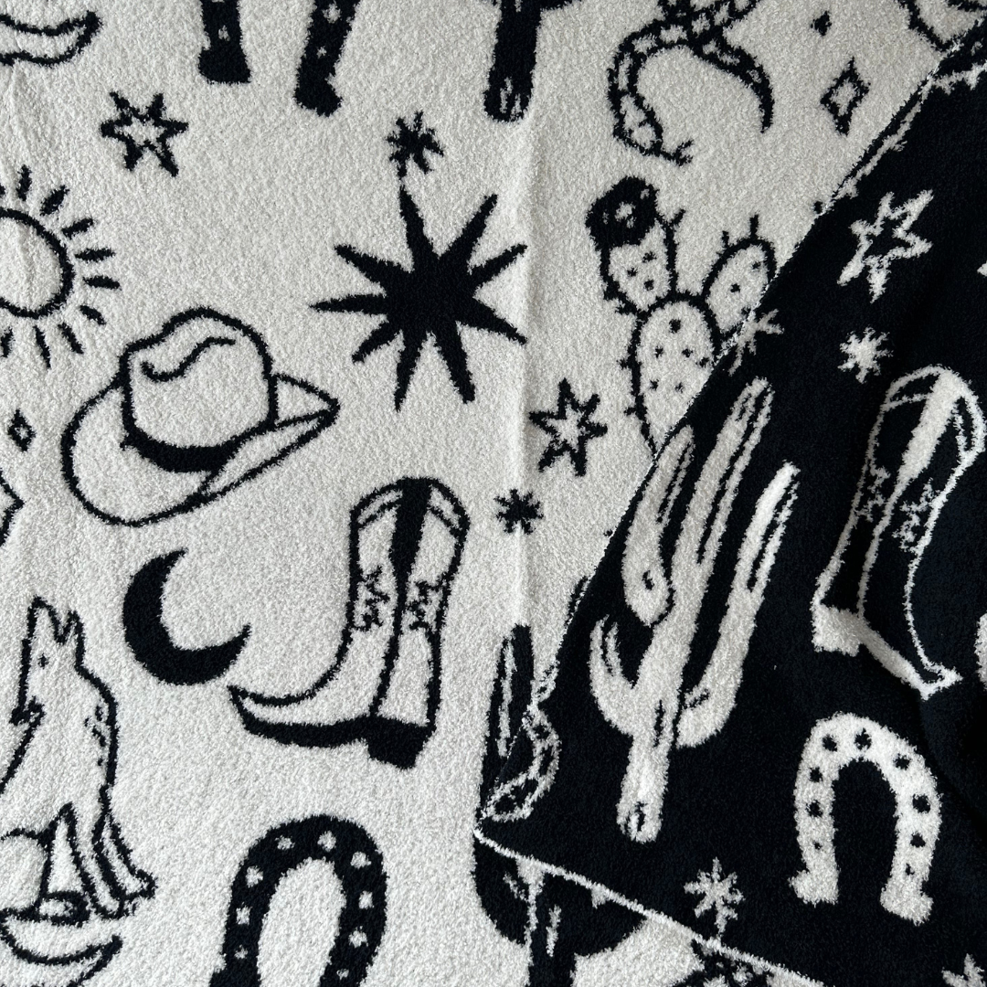 Local Beach Western Luxe Home Blanket