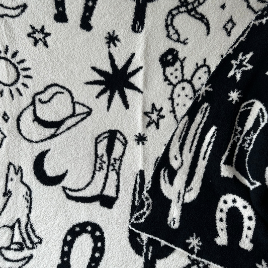 Local Beach Western Luxe Home Blanket