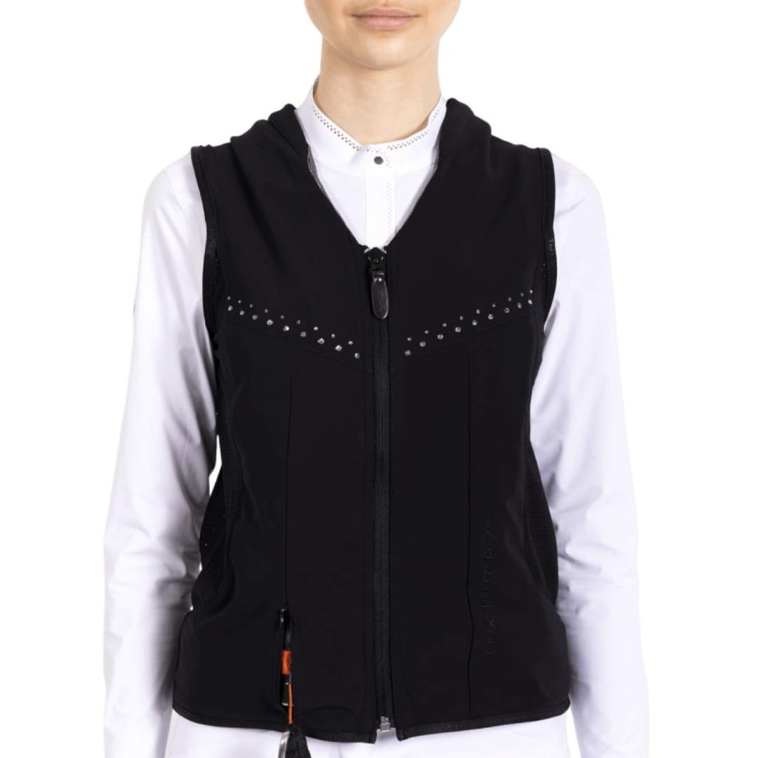 freejump airbag crystal adult equestrian safety vest