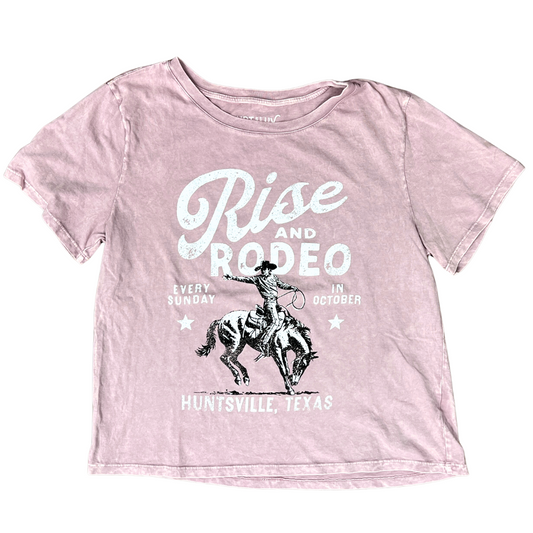 Hrt & Luv Rise & Rodeo Graphic Tee Crop