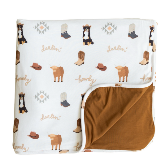 Hugga Babies Bedtime Buckaroo Huggable Blanket