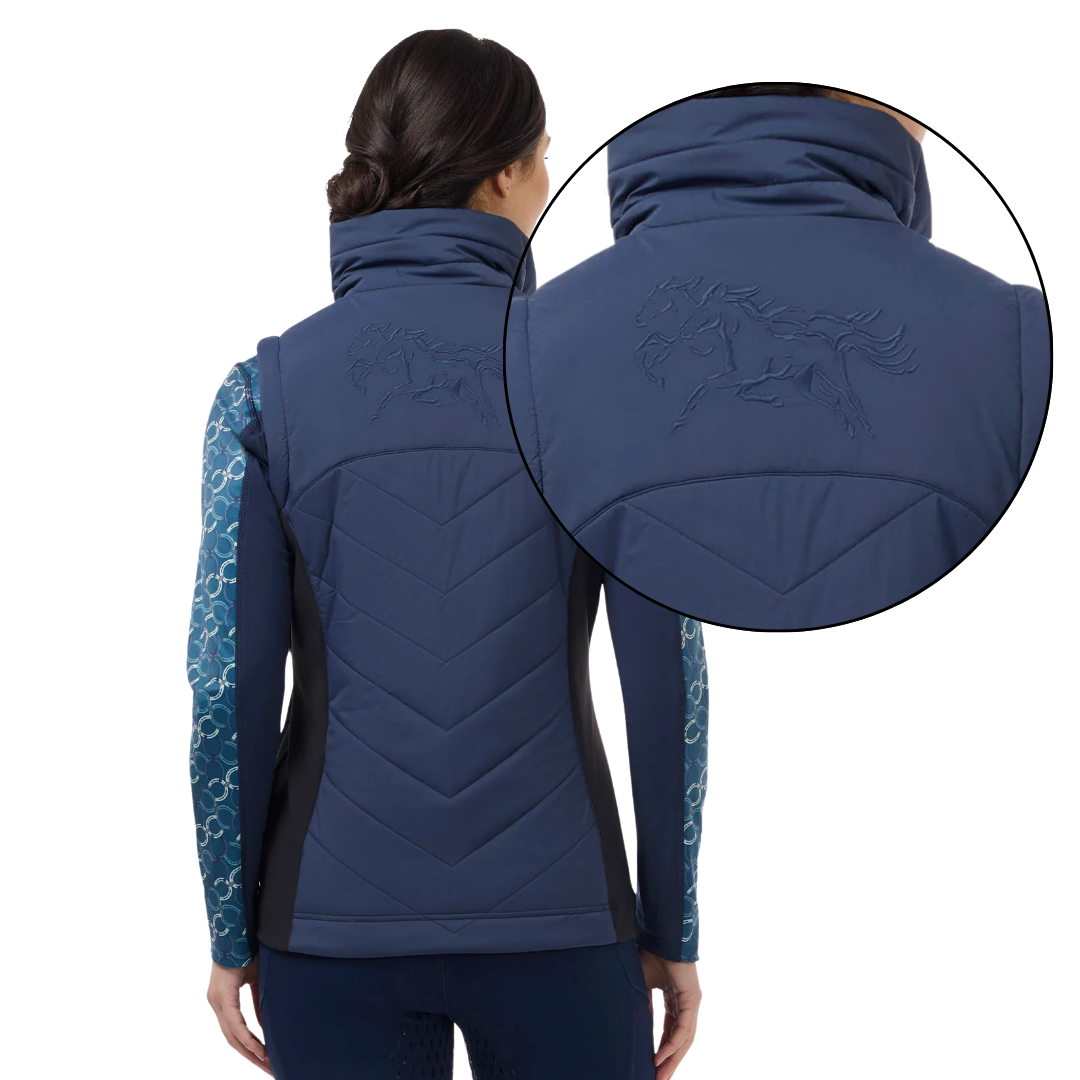 Kerrits Core Motion Quilted Riding Vest - Nightfall GiddyUp