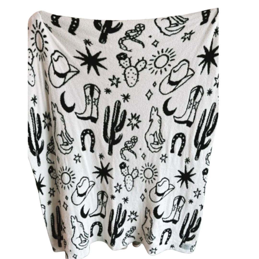 Local Beach Western Luxe Home Blanket