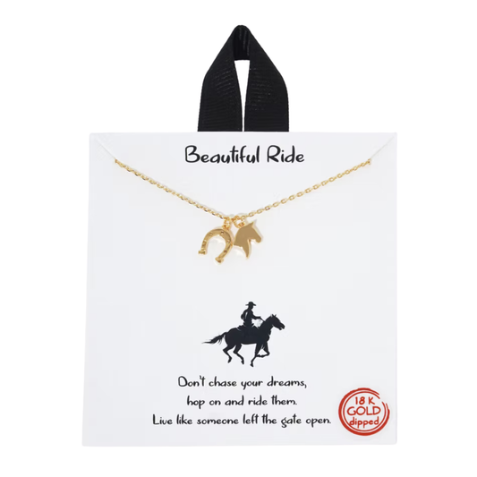Claire & Susie Beautiful Ride Necklace