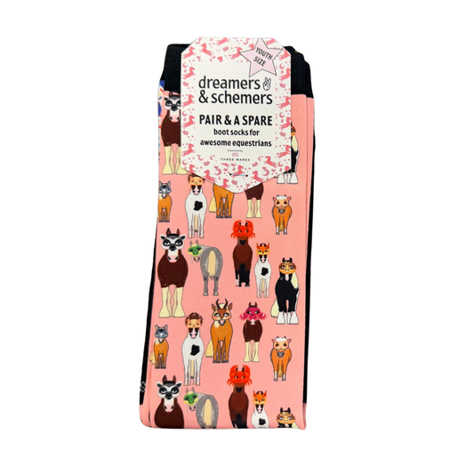 Dreamers & Schemers Pair & a Spare Boot Socks - Youth