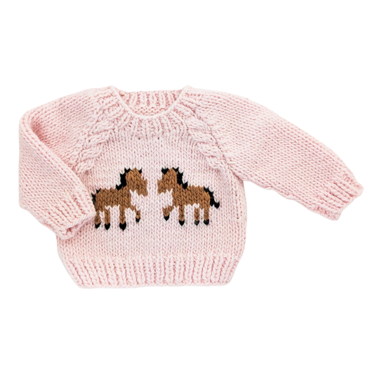 Huggalugs Pony Sweater Natural