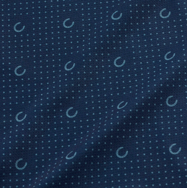 Kerrits In the Zone Coolcore® Long Sleeve Riding Shirt - Nightfall Lucky Dots