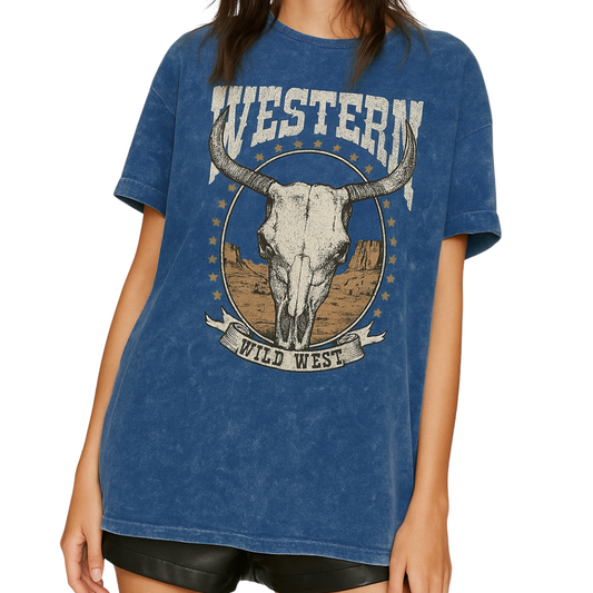 Hrt & Luv Western Wild West Graphic Tee