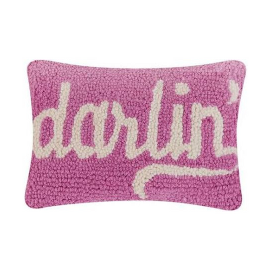 Peking Handicraft Darlin' Hook Pillow 8x12"